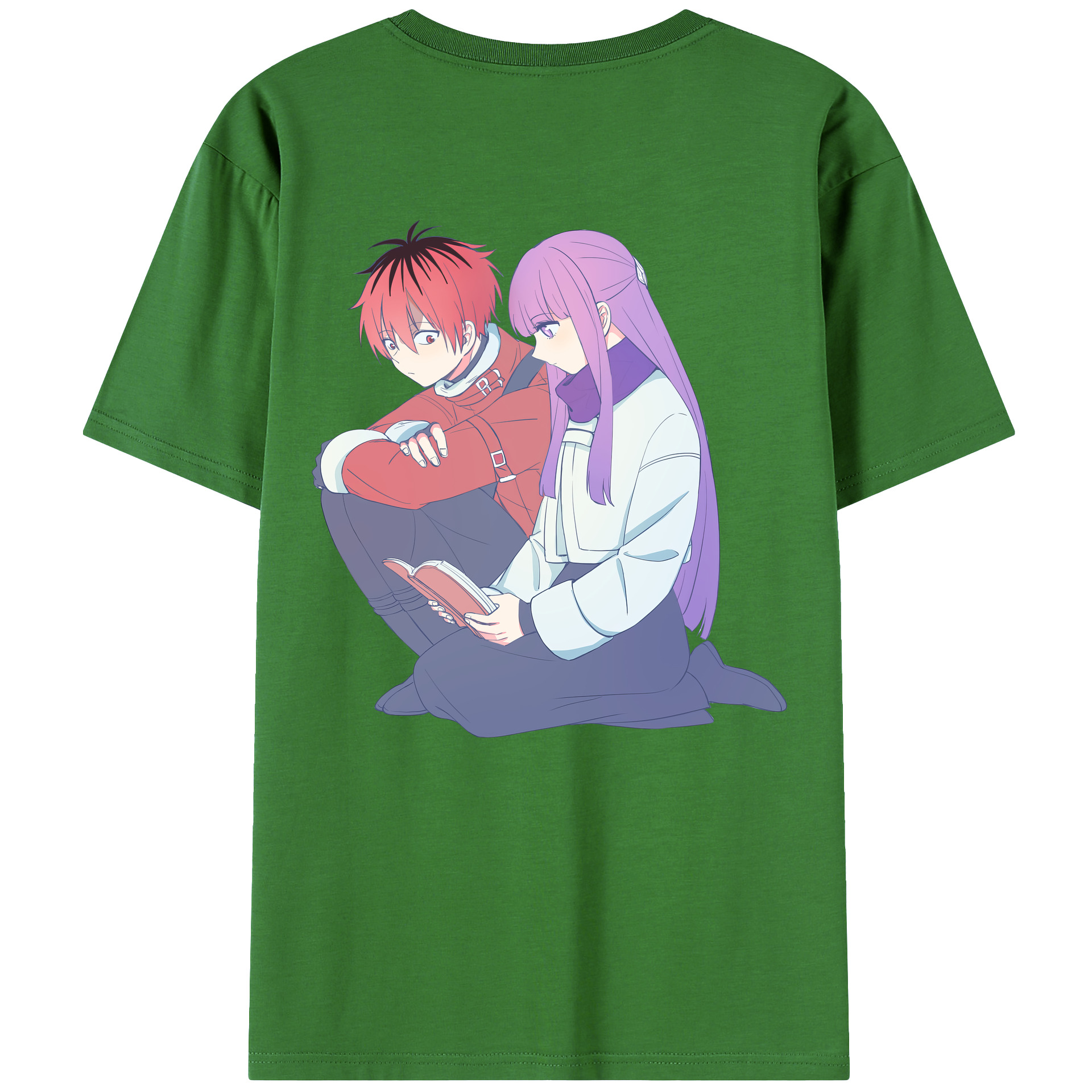 （画像用） 葬送のフリーレン Frieren レディース半袖Tシャツ(バックプリント)